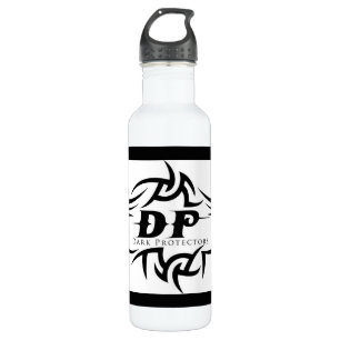 mit dem dunklen Schutz-Logo Trinkflasche