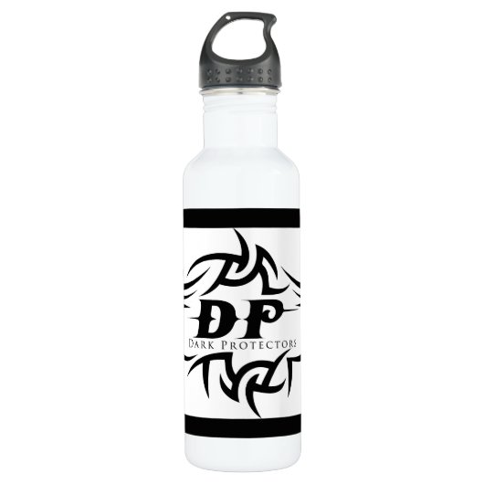 mit dem dunklen Schutz-Logo Trinkflasche (Vorderseite)
