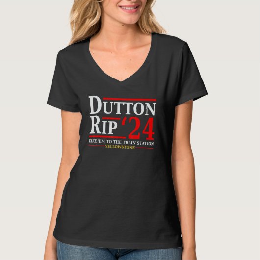 Mit dem Dutton Rip 24 bis zum Bahnhof D T-Shirt (Vorderseite)