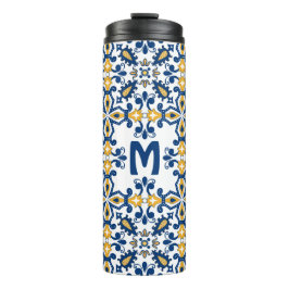 Mit dem ersten 💛 💙 blauen und gelben Azulejos Thermosbecher