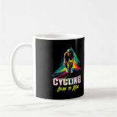 Mit dem Fahrrad Geboren Kaffeetasse (Links)