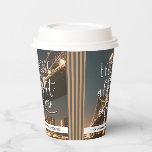 Mit dem Feld coffee_logo wird alles in Ordnung sei Pappbecher (Links)