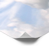 Mit dem Flugzeug, das eine Kilometer von der Straß Poster (Ecke)