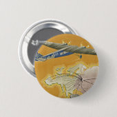 Mit dem Flugzeug in die UdSSR Button (Vorne & Hinten)