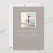 Mit dem Fluss | Ankündigung von Foto Abschluss (Rückseite)