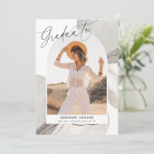 Mit dem Fluss | Ankündigung von Foto Abschluss (Stehend Vorderseite)