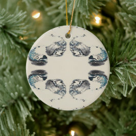 Mit dem Fluss gehen - Acryl-Gießen Keramik Ornament