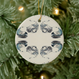Mit dem Fluss gehen - Acryl-Gießen Keramik Ornament