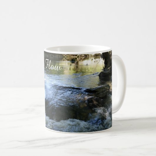 Mit dem Fluss gehen Kaffeetasse (VorderseiteRechts)