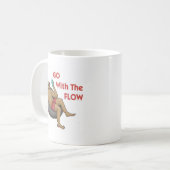 Mit dem Fluss gehen Kaffeetasse (Vorderseite Links)