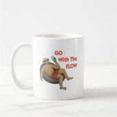 Mit dem Fluss gehen Kaffeetasse (Links)