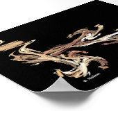 Mit dem Fluss gehen Poster (Ecke)