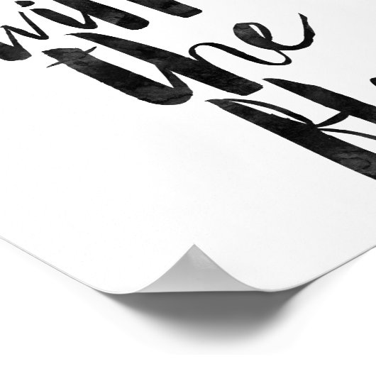 Mit dem Fluss gehen Poster (Ecke)