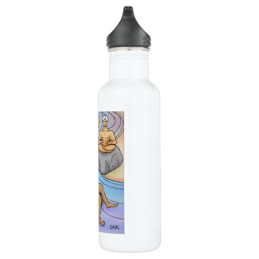 Mit dem Fluss gehen Trinkflasche (Rechts)