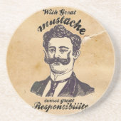 Mit dem großen Schnurrbart kommt große Untersetzer (Vorne)