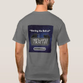 Mit dem Gürtel der Wahrheit - kurzer Sieb Med Gray T-Shirt (Rückseite)
