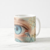 Mit dem Herzen sehen Traum-Tasse Kaffeetasse (VorderseiteRechts)