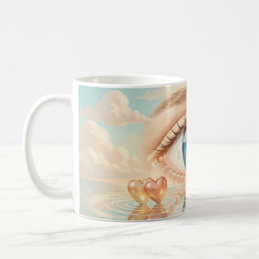 Mit dem Herzen sehen Traum-Tasse Kaffeetasse (Links)