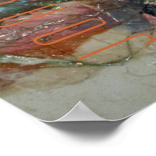 Mit dem Herzplakat sehen Poster (Ecke)