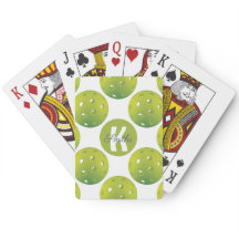 Mit dem Initial/Name Lime green picklebels-Muster