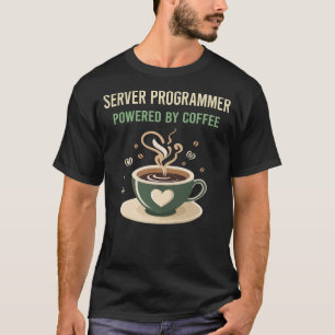 Mit dem Kaffeeserver-Programmierer T-Shirt