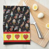 Mit dem Kopf weg! Geschirrtuch (Viertel Falte)