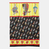 Mit dem Kopf weg! Geschirrtuch (Vertikal)