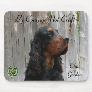 Mit dem Mut nicht geflohen, Gordon Setter Mousepad