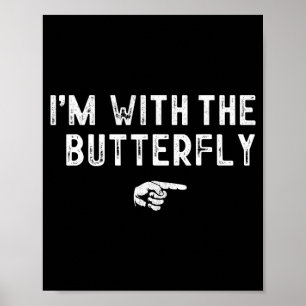 Mit dem passenden Butterfly-Lazy-Kostüm Halloween Poster