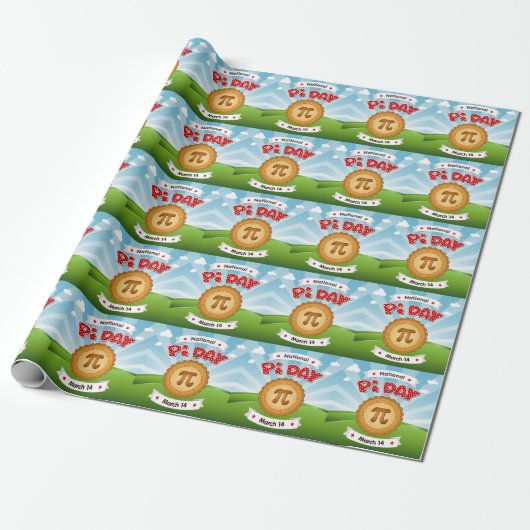 Mit dem Pi Day Wrapping Paper wackeln Geschenkpapier (Ungerollt)