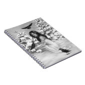 Mit dem Raben Notizbuch Notizblock (Rechte Seite)