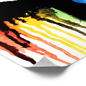 Mit dem Regenbogen Poster (Ecke)