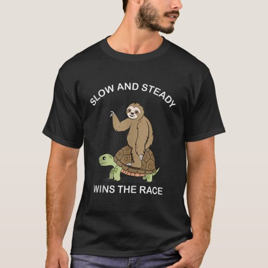 Mit dem Reiten der Turtle wird das Rennen langsam  T-Shirt (Vorderseite)