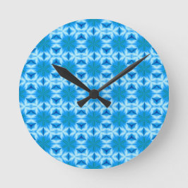 Mit dem Schnee tanzen Runde Wanduhr