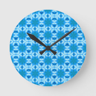 Mit dem Schnee tanzen Runde Wanduhr