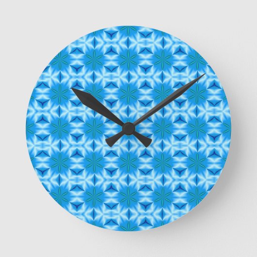 Mit dem Schnee tanzen Runde Wanduhr (Vorderseite)