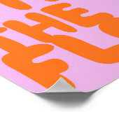 Mit dem Strom gehen Poster (Ecke)