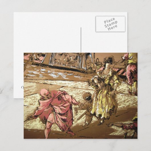 Mit dem Teufel tanzen Postkarte (Vorne/Hinten)