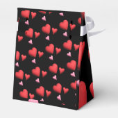 Mit dem Text "Kiss Me" nass rosa Lippen überwinden Geschenkschachtel (Rückseite)