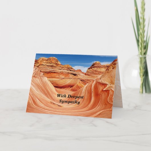 Mit dem tiefsten Beileid-Fotografen-Paradies Karte (Vorderseite)