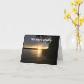 **MIT DEM TIEFSTEN BEILEID** KARTE (Gelbe Blume)