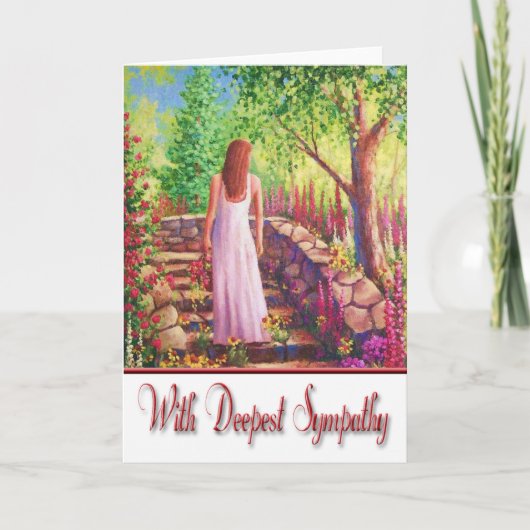 MIT DEM TIEFSTEN BEILEID KARTE (Vorderseite)