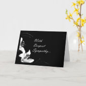 **MIT DEM TIEFSTEN BEILEID** KARTE (Gelbe Blume)