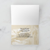 Mit dem Verlust von Beileid Berg Thru Baum Karte (Innenseite)