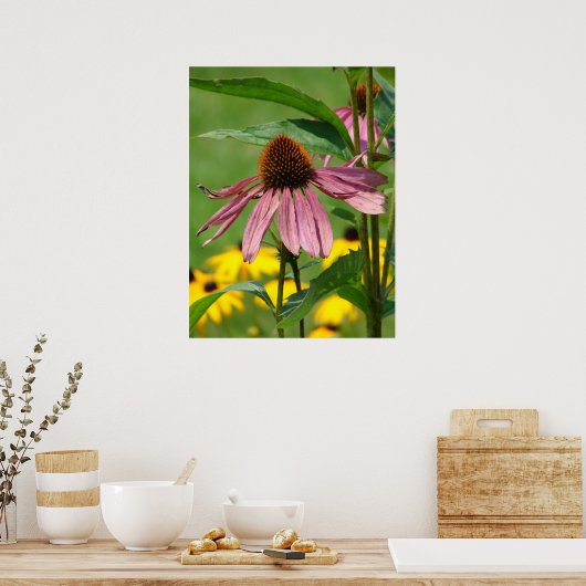 Mit dem Wachsen des Gartens Poster (Küche)