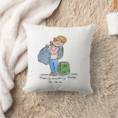 Mit dem Waschen von Zuhause zu Mama Kissen (Decke)