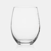 Mit dem Wein reden Weinglas Ohne Stiel (Rechts)