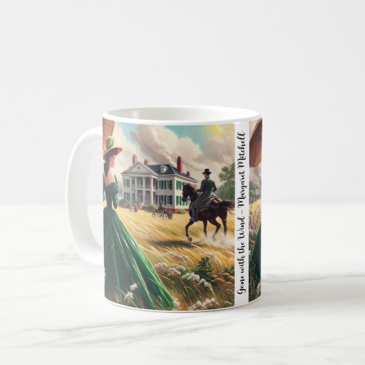 Mit dem Wind verschwinden Kaffeetasse (Vorderseite Links)