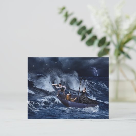 Mit dem Wind verschwunden - Karte (Stehend Vorderseite)