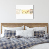 Mit dem Zug ab Chicago Leinwanddruck (Insitu (Schlafzimmer))